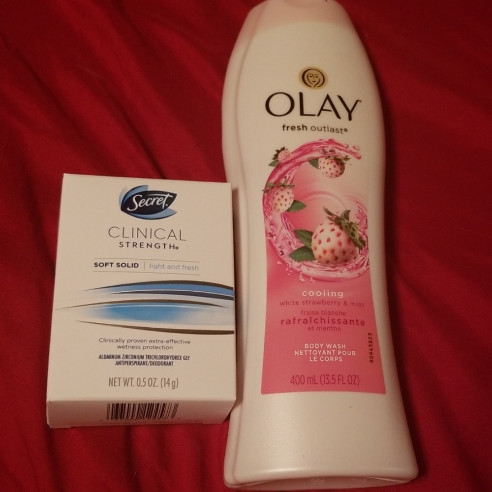 Deodorant and body wash